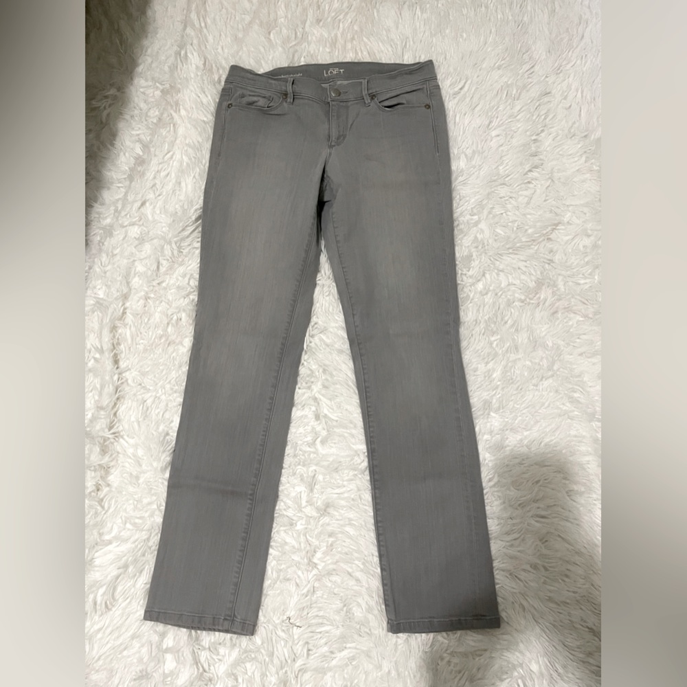 Loft modern straight jeans